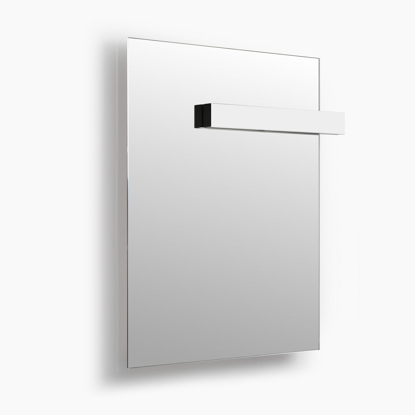 SILK Rectangle LED Bathroom Mirror for Wall, Irregular LED Mirror with Anti-Fog, 3-Color Adjustal, Dimmable, backlit&frontlit, Explosion-Proof