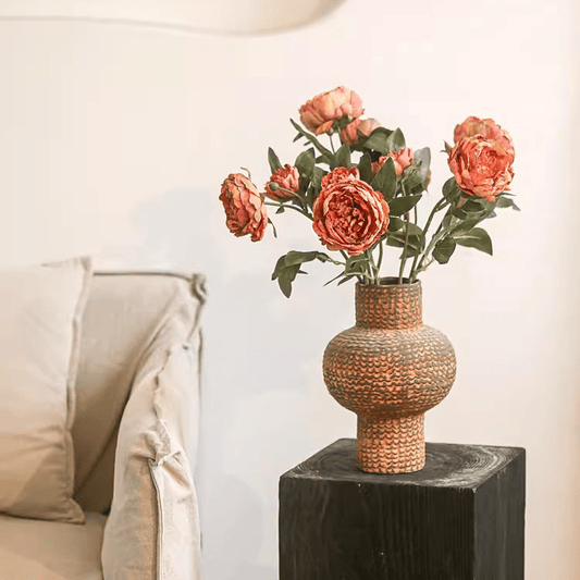 Artificial Sophia 2-Head Peony Stem 20.8" Tall