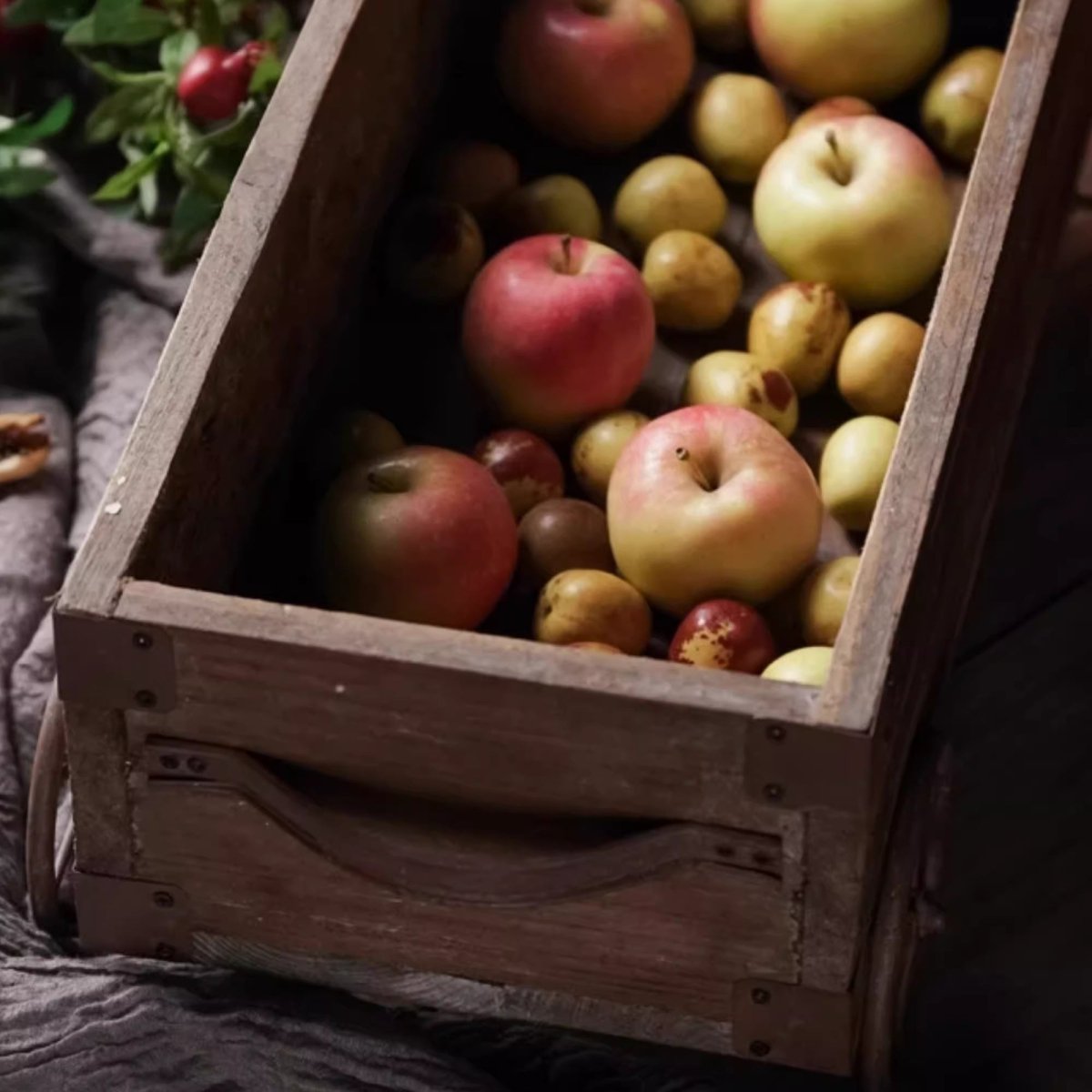 Wooden Wagon Planter Garden Flower Box