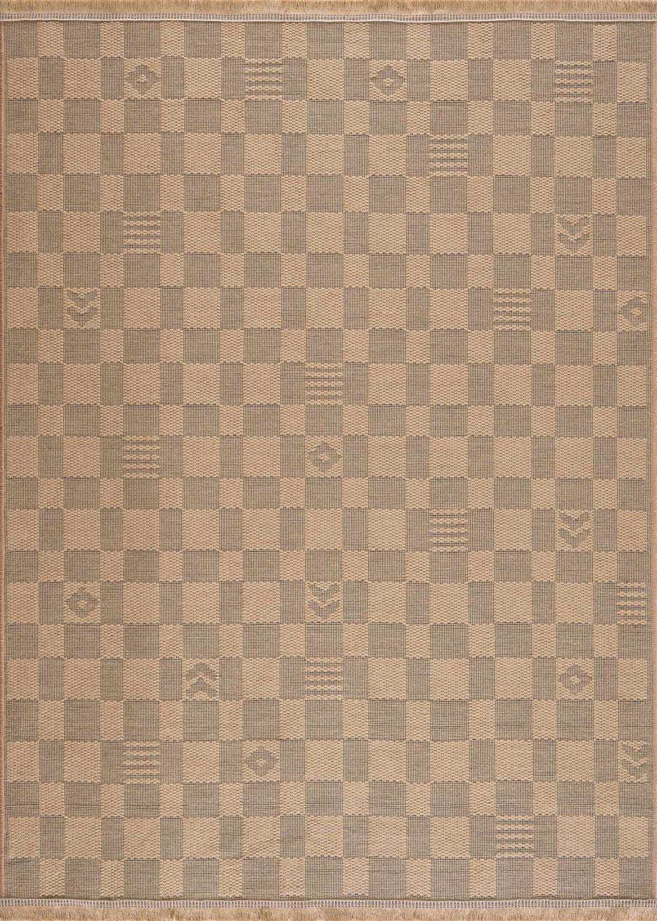 Nairi Checkered Washable Jute Rug