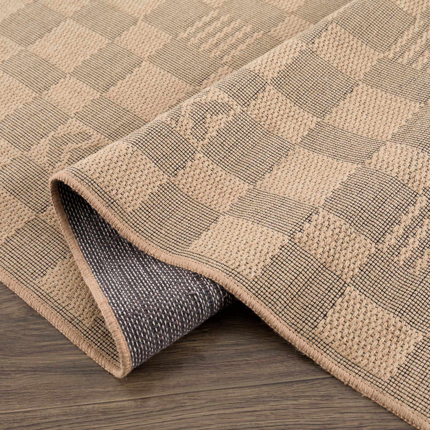 Nairi Checkered Washable Jute Rug