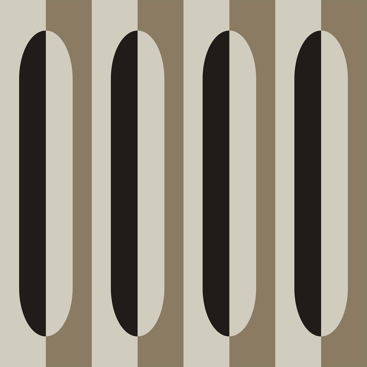 Mid Century Modern Geometric Wallpaper