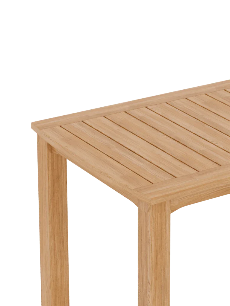 Mirador Teak Patio Rectangular Counter Height Table