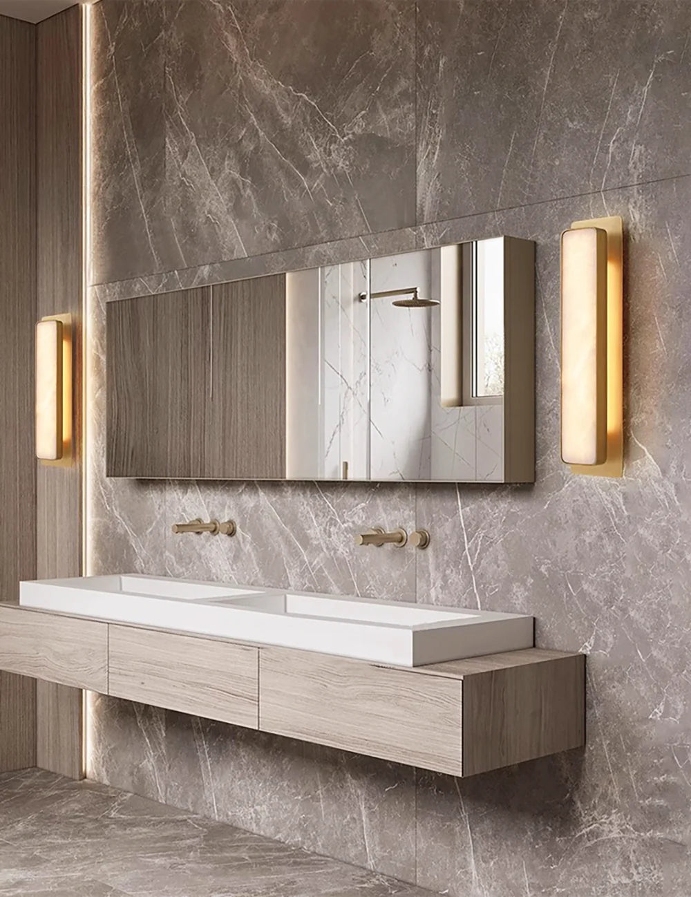 Sashya Alabaster Wall Lamp