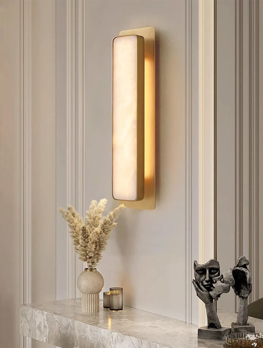 Sashya Alabaster Wall Lamp