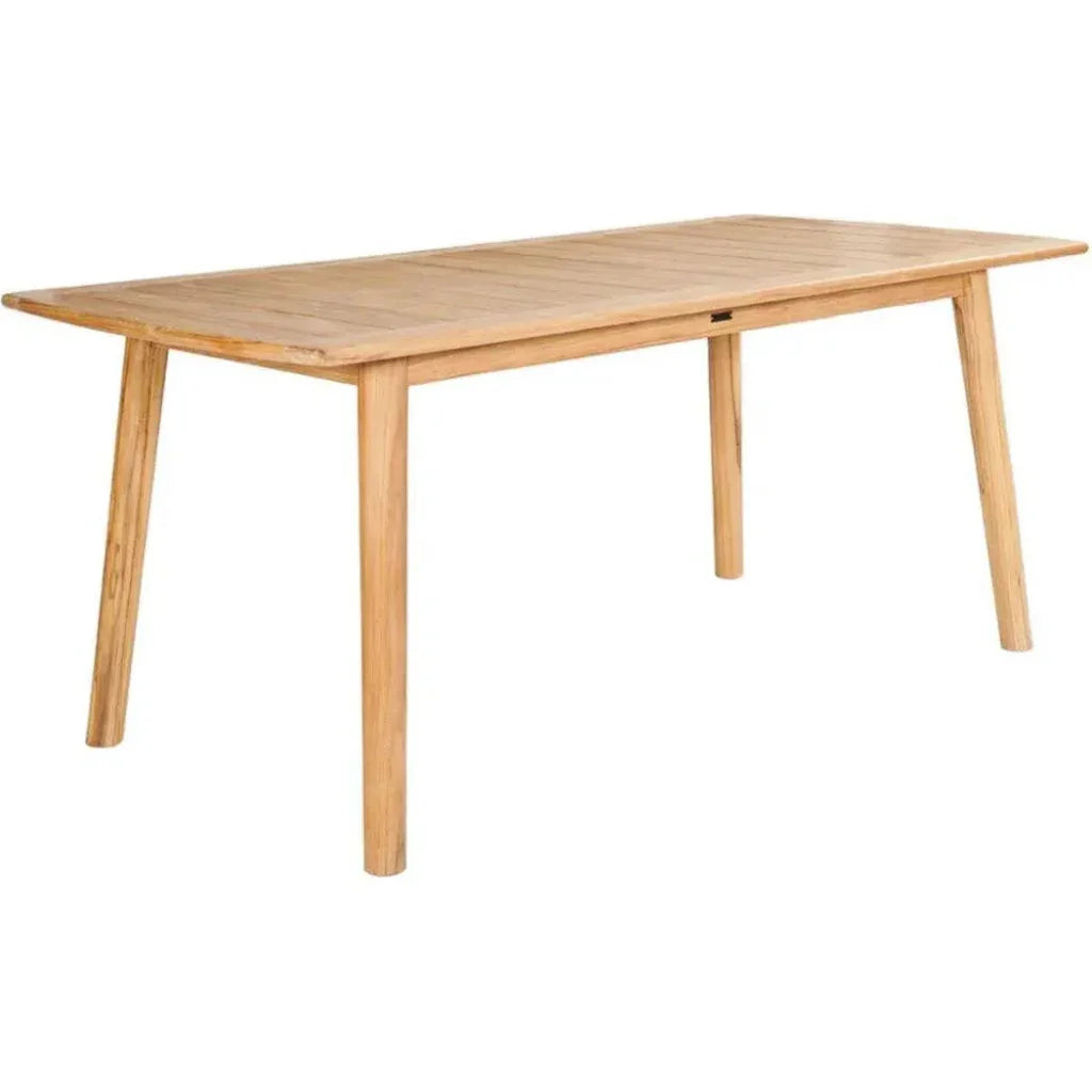 Modurn Teak Rectangular Outdoor Dining Table