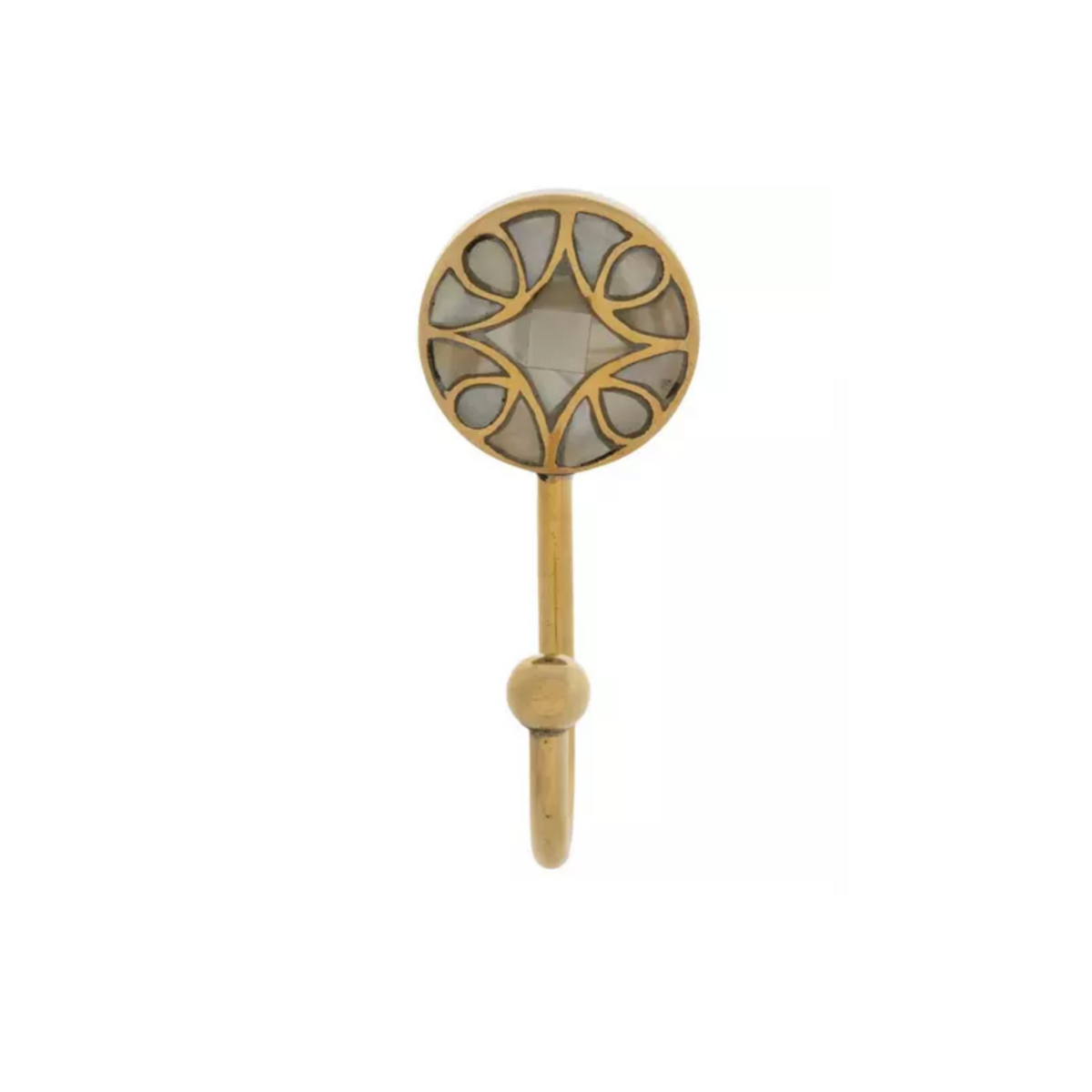 Mother of Pearl Metal Wall Hook | Stylish Hook Decoration