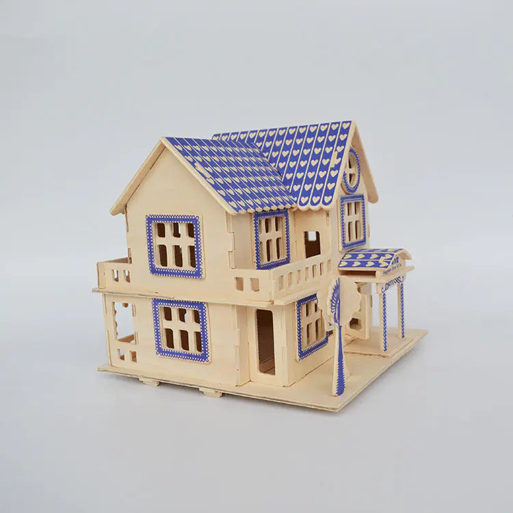 3D Wooden House (Aegean Villa)