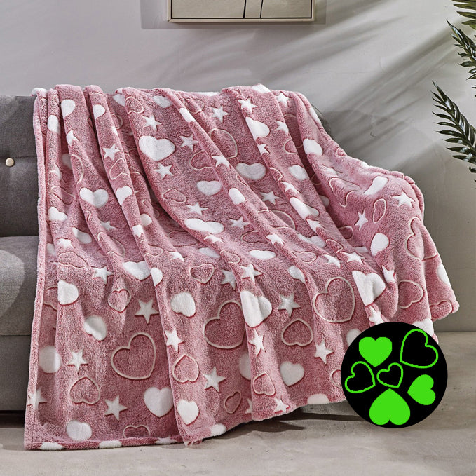 Glow-in-the-Dark 50" x 60" Throw Blankets