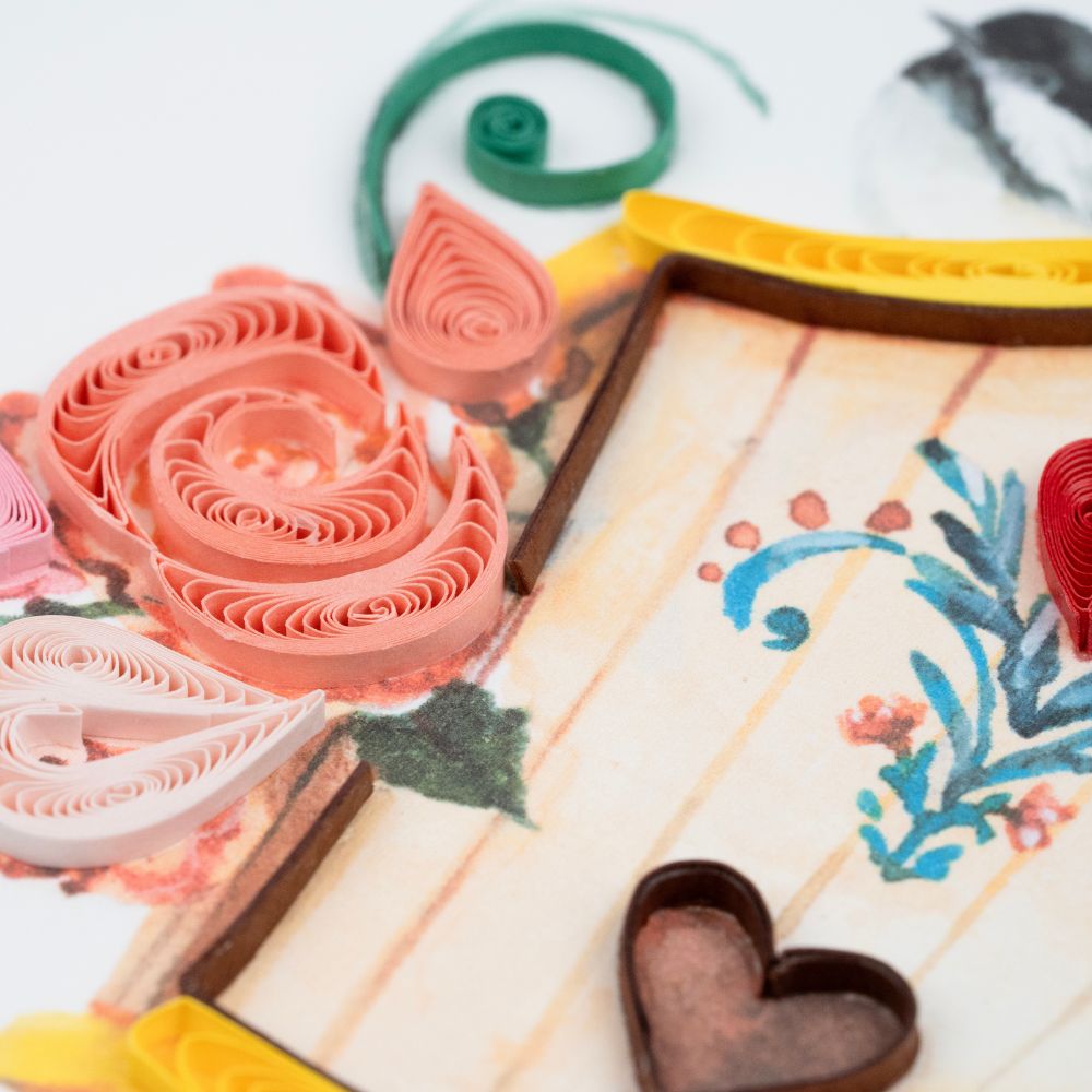 Quilled Birdhouses Note Card Box Set