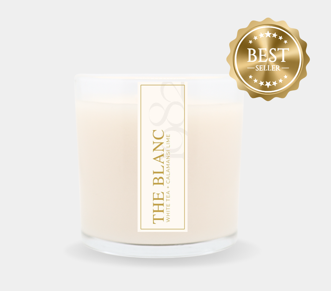The Blanc (14 oz Double Wick) - Notes: White Tea, Ginger Lilies & Calamansi Limes