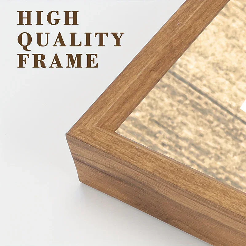 Natural Leaves Veneer Large Wood Art