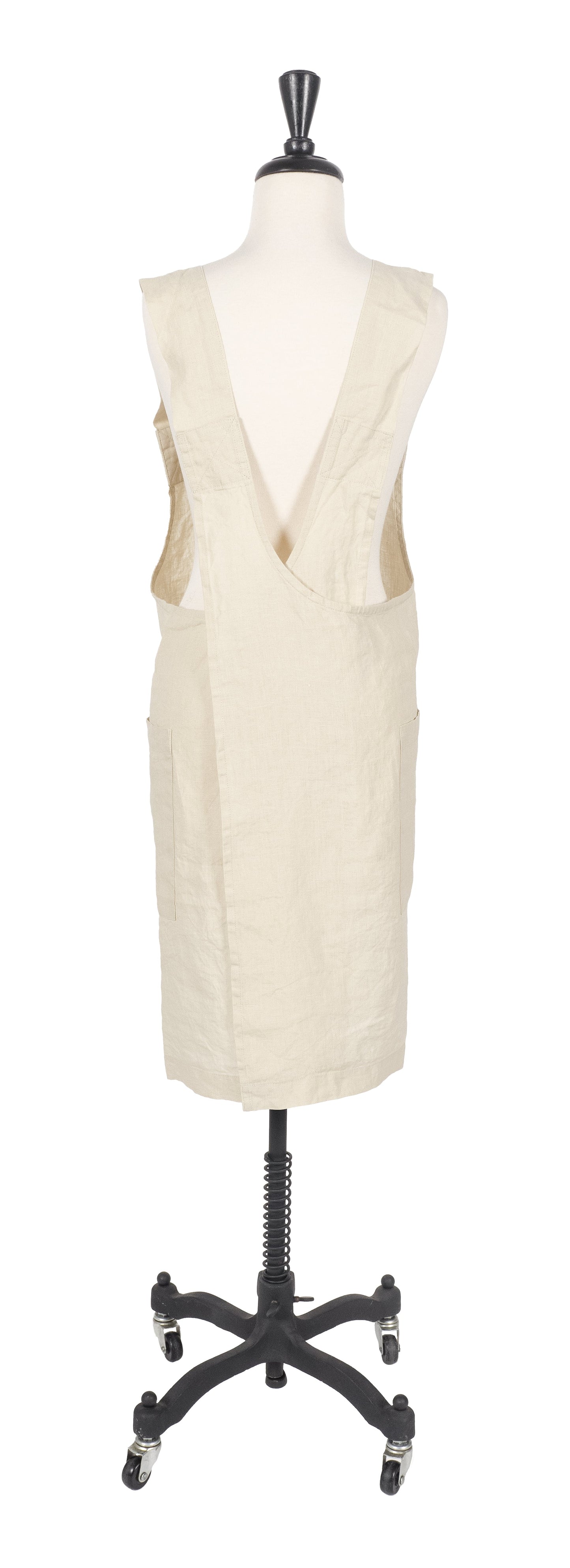 KAF Home Firenze 100% Stone Washed Linen  Cross Back Smock Apron