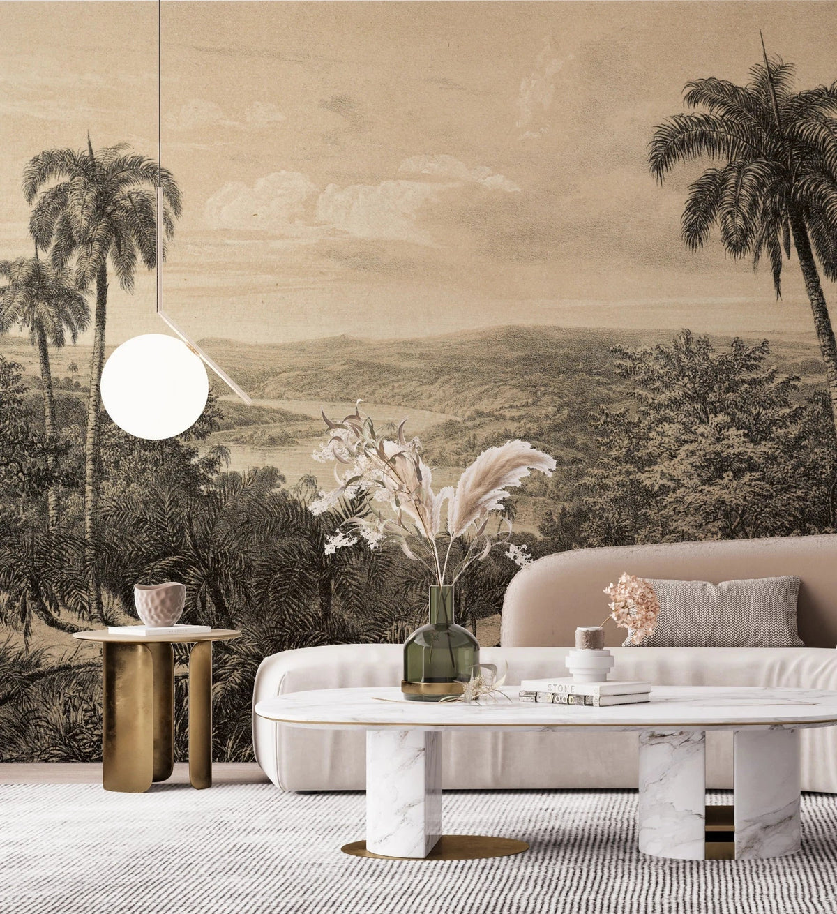 Brazilian Jungle Tropical Wall Mural - Peel and Stick or Type II