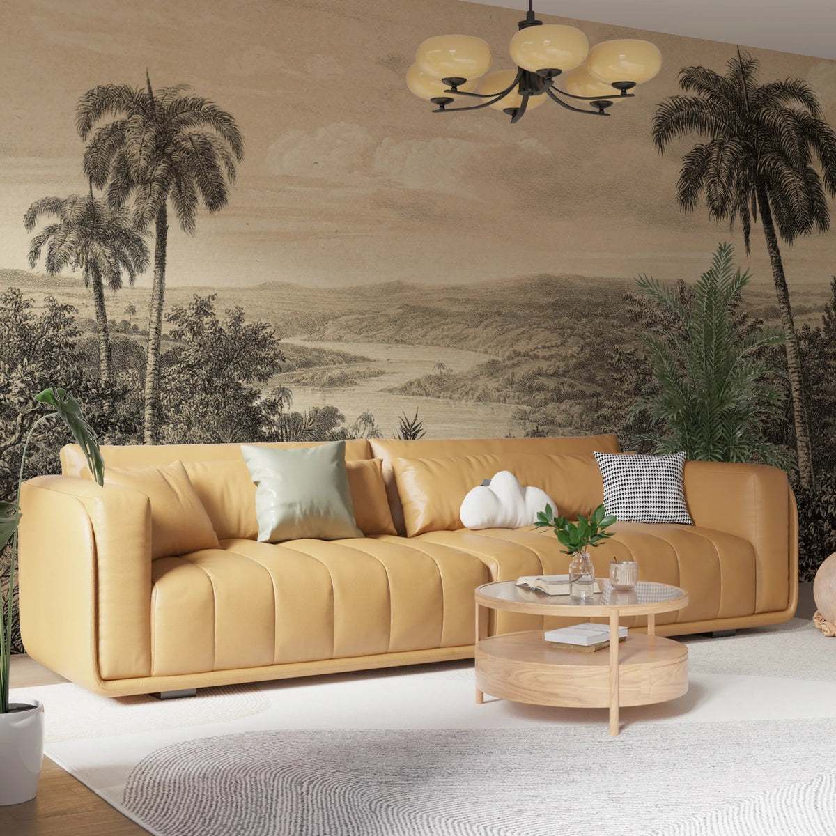 Brazilian Jungle Tropical Wall Mural - Peel and Stick or Type II