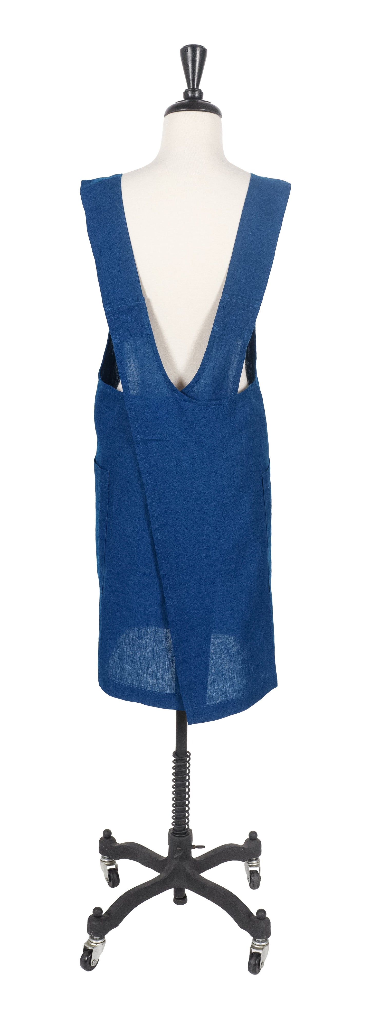 KAF Home Firenze 100% Stone Washed Linen  Cross Back Smock Apron