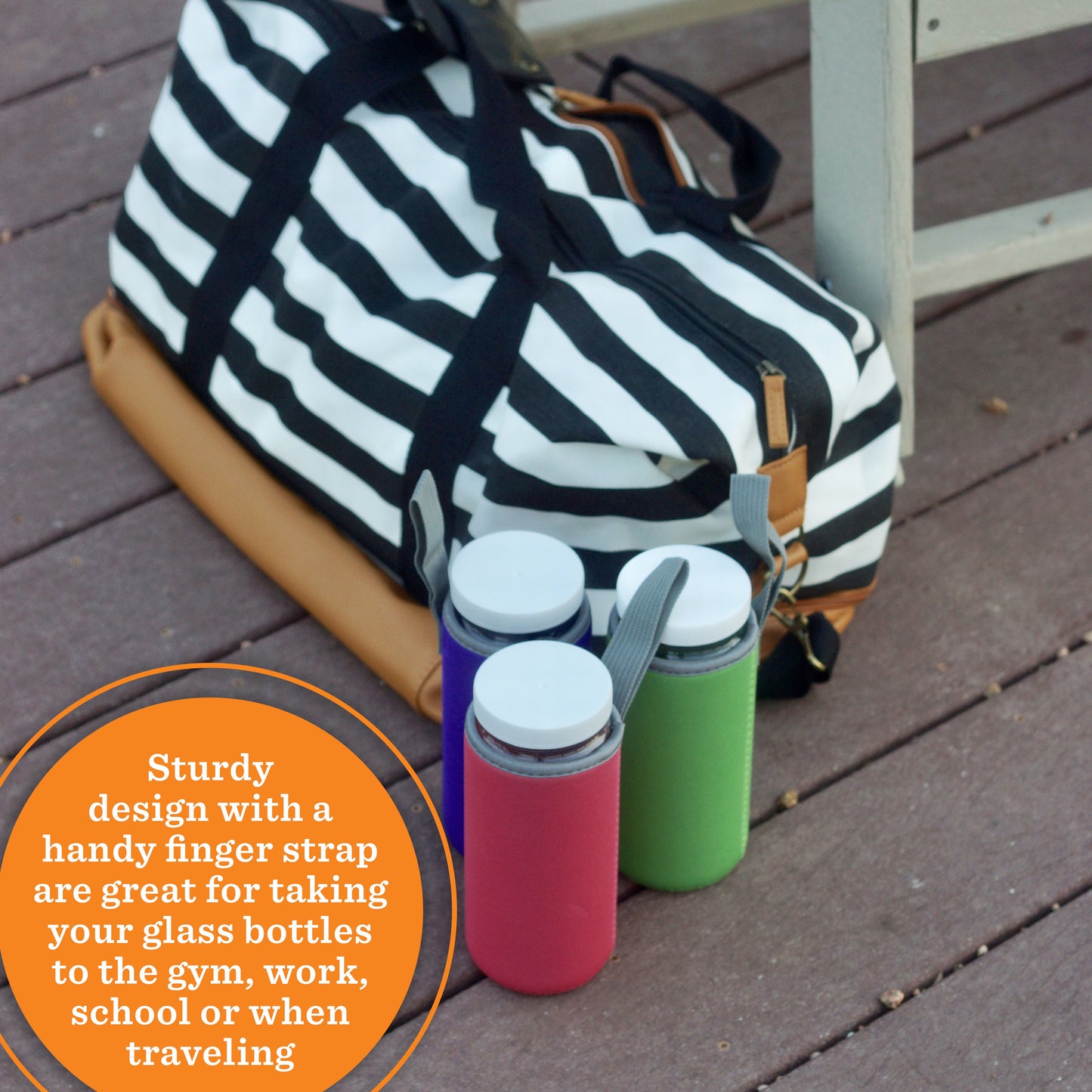 Neoprene Protective Bottle Sleeves Set, for 16 oz Bottles