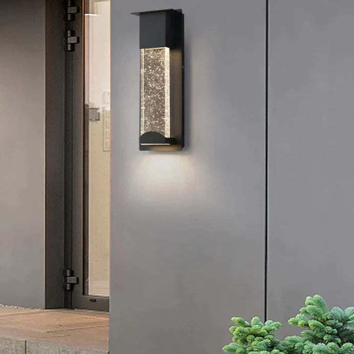Diane's LED Wall Lighting with PIR Motion Sensor - Crystal Outdoor IP65 Waterproof Sconce for Balcony and Garden