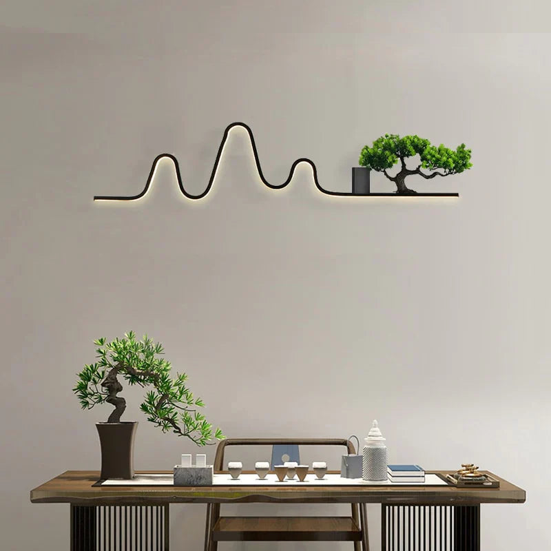 Élisa's IP65 Waterproof LED Wall Lamp - Modern Garden and Villa Landscape Plant Light