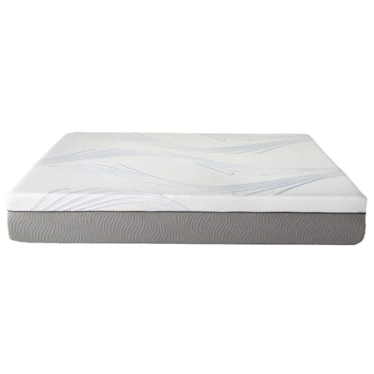 New Pluma White/Gray 12" SensaFlex GelLux Queen Mattress