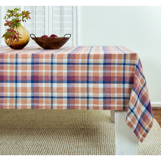 Fall Flavors Madras Tablecloth
