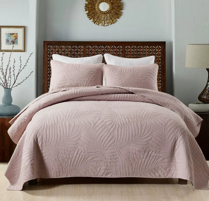 Charleston Embroidered Cotton Bedspread