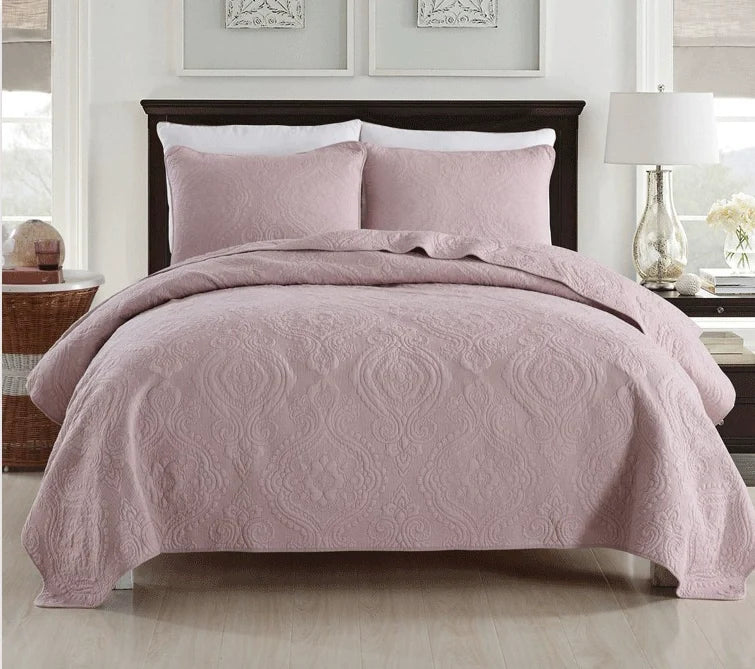 Charleston Embroidered Cotton Bedspread