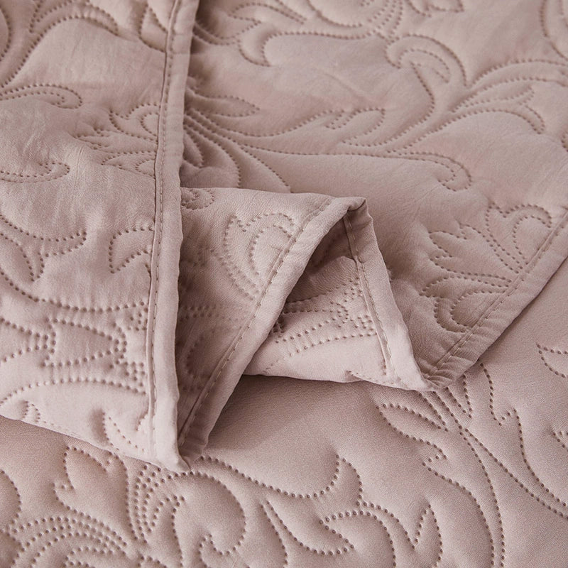 Kyoto Minimalist Quilted Bedspread Set, 3-Piece