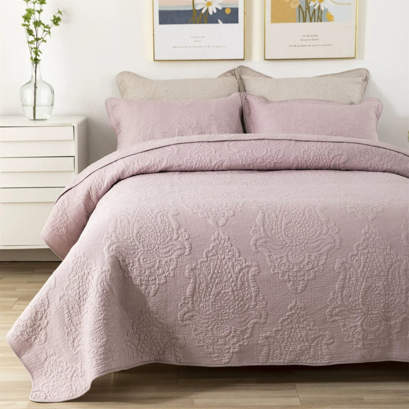 Charleston Embroidered Cotton Bedspread