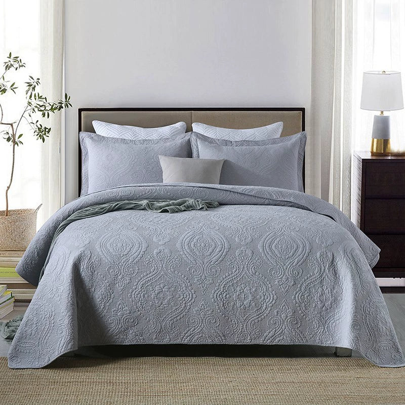 Charleston Embroidered Cotton Bedspread