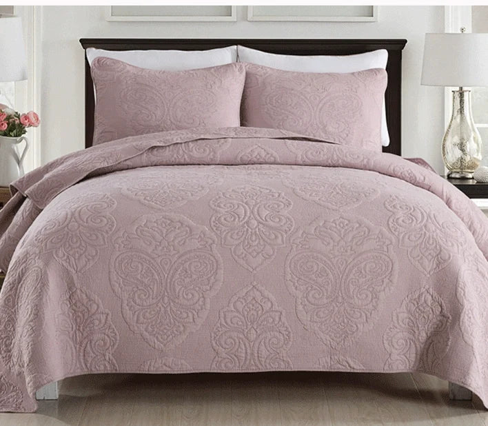 Charleston Embroidered Cotton Bedspread