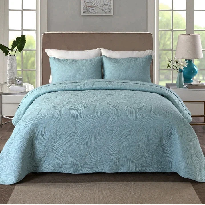 Charleston Embroidered Cotton Bedspread