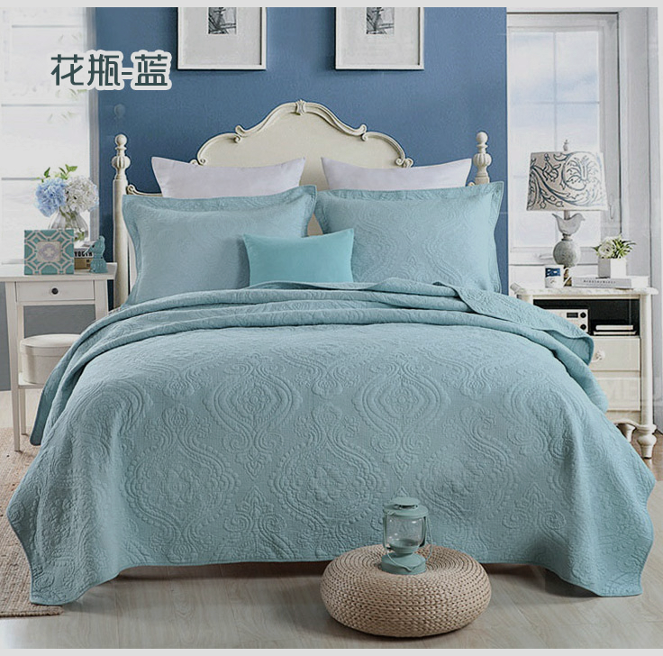 Charleston Embroidered Cotton Bedspread