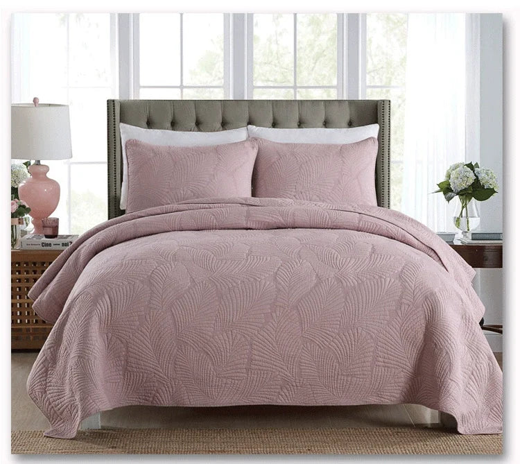Charleston Embroidered Cotton Bedspread