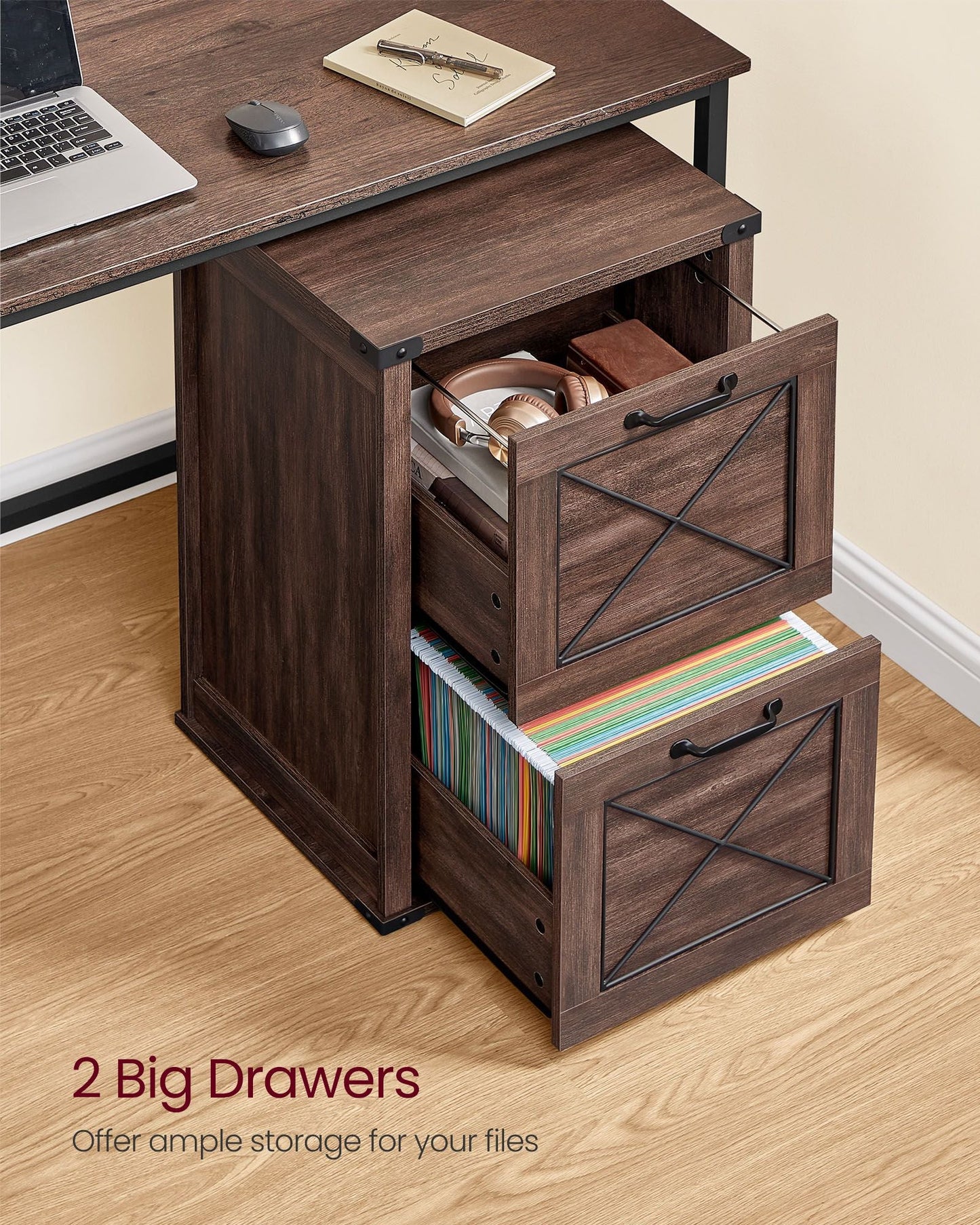 Filing Cabinet with 2 File Drawers