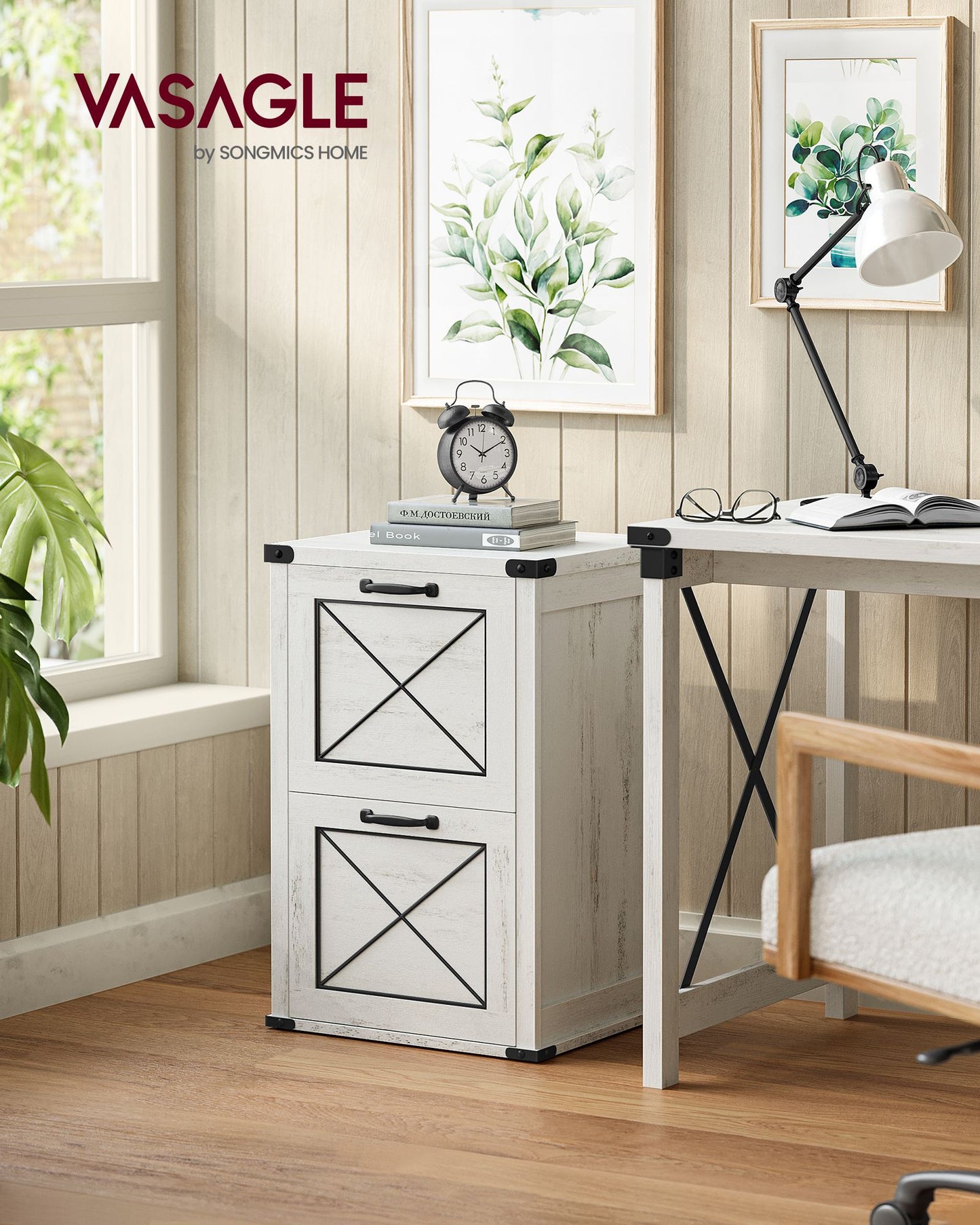 File Cabinet with 2 Drawers, Fit A4