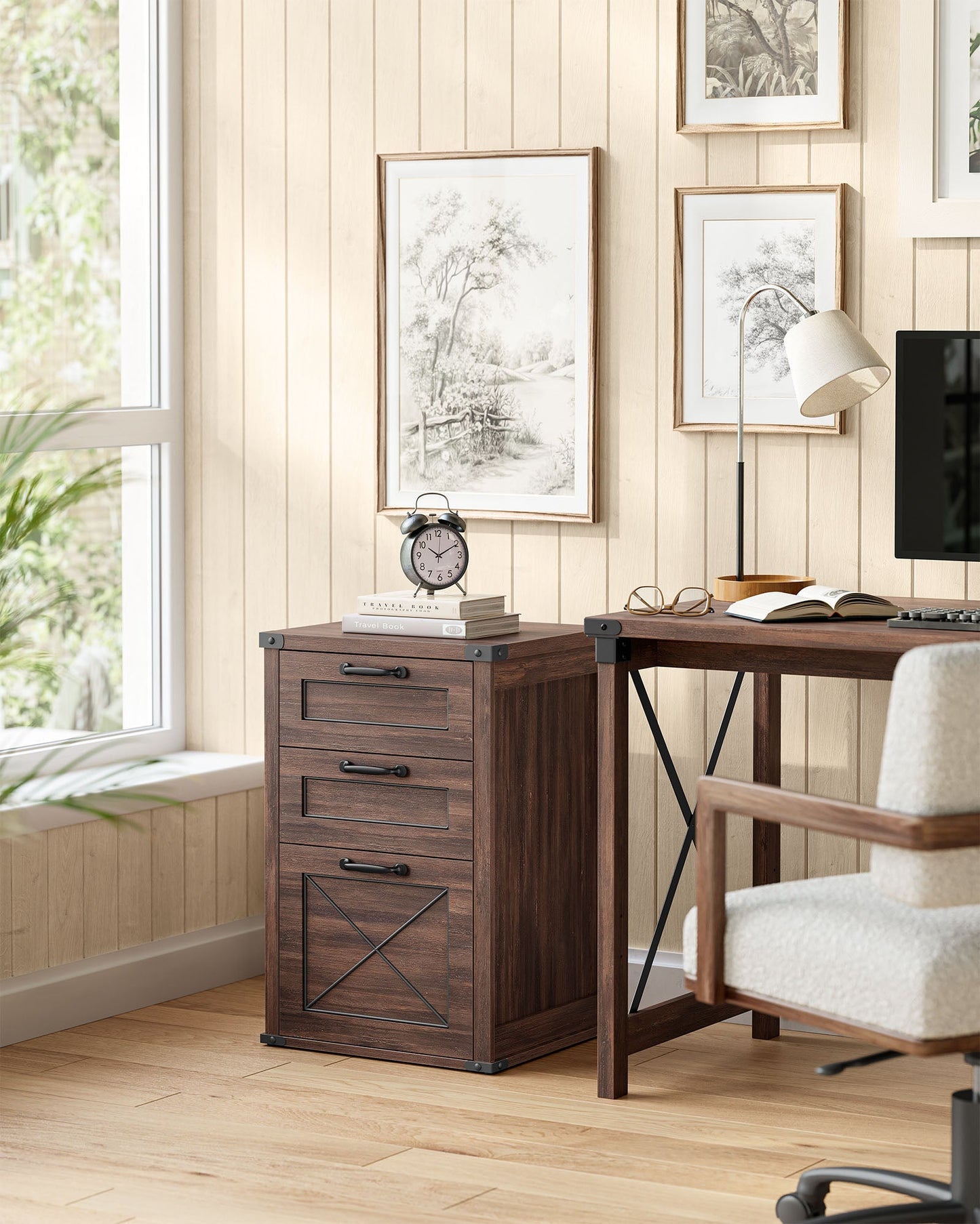 File Cabinet with 3 Drawers, Fit A4