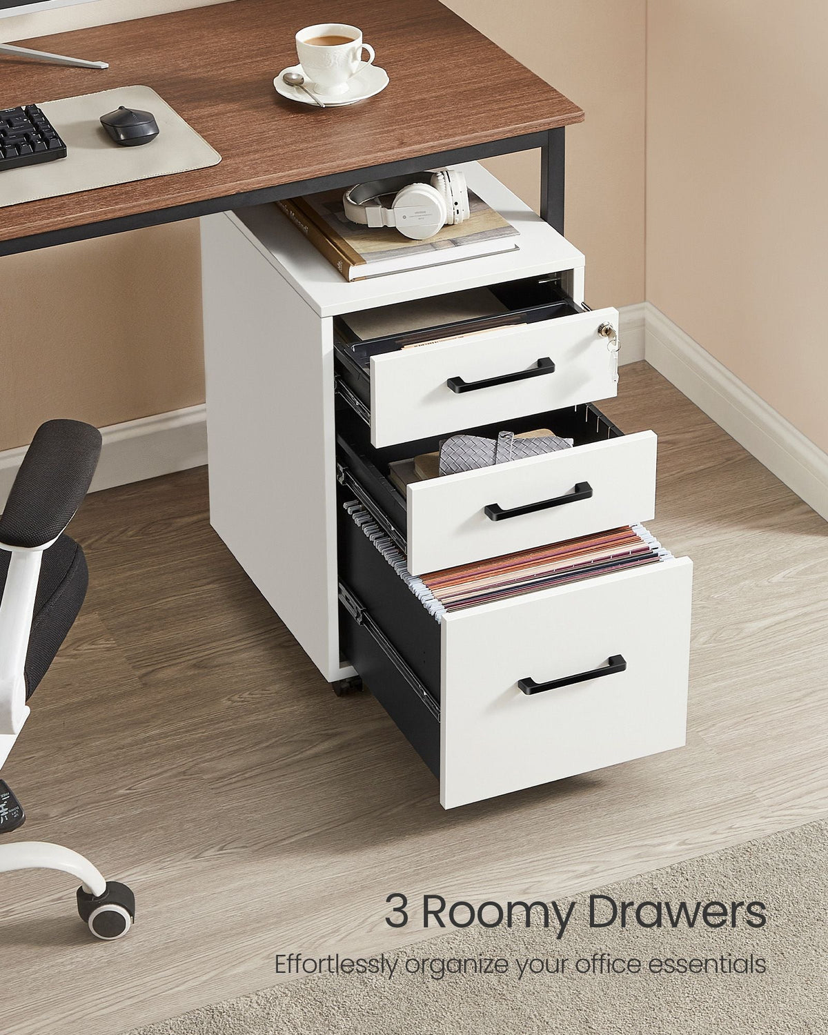 Office Filing Cabinet with Lock