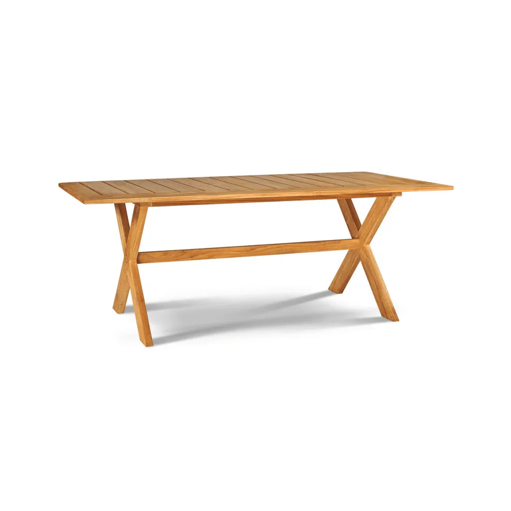 Oakville Teak Rectangular Patio Picnic Dining Set 3PC