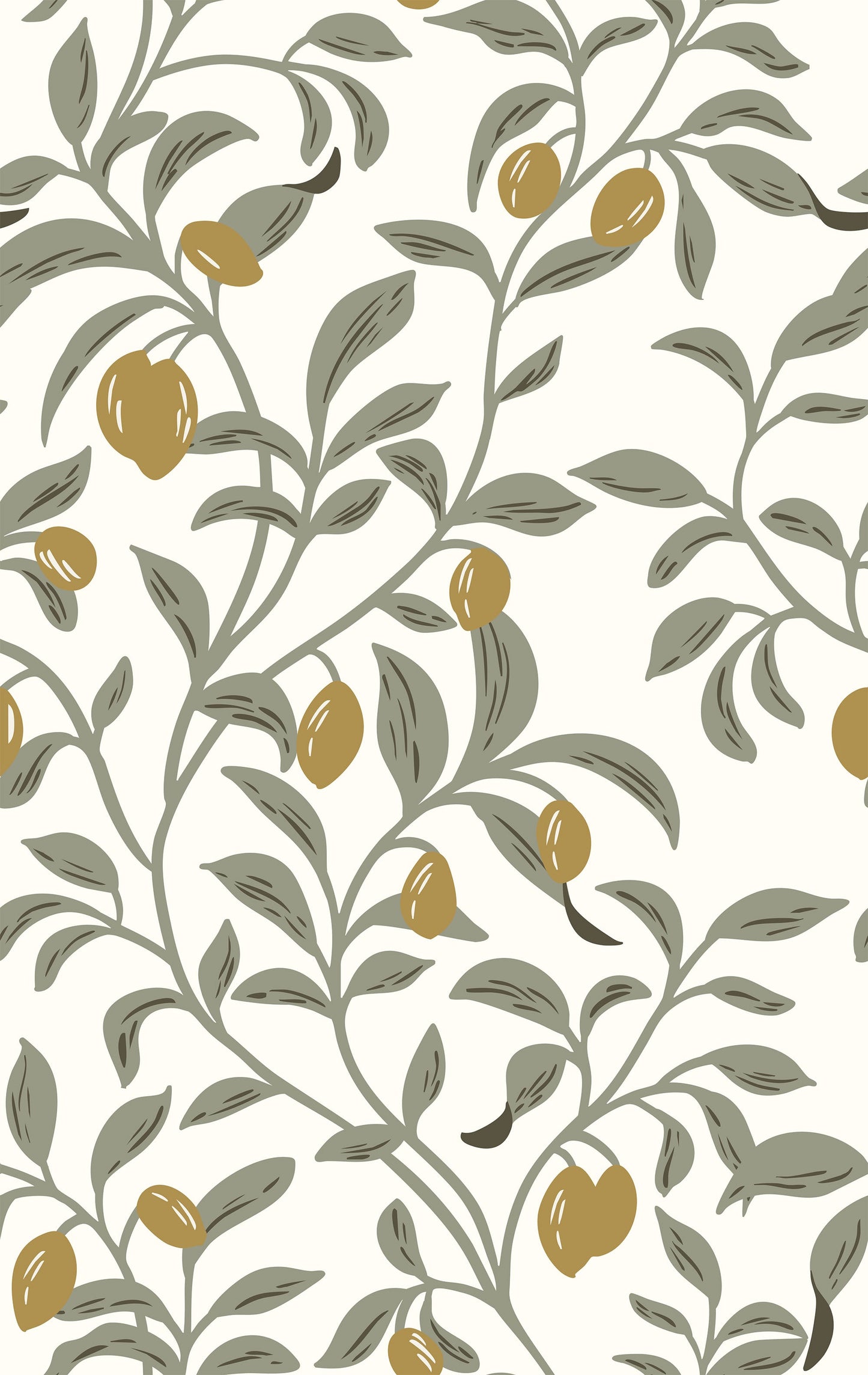 Olive Tree Wallpaper - Mediterranean Chic Style