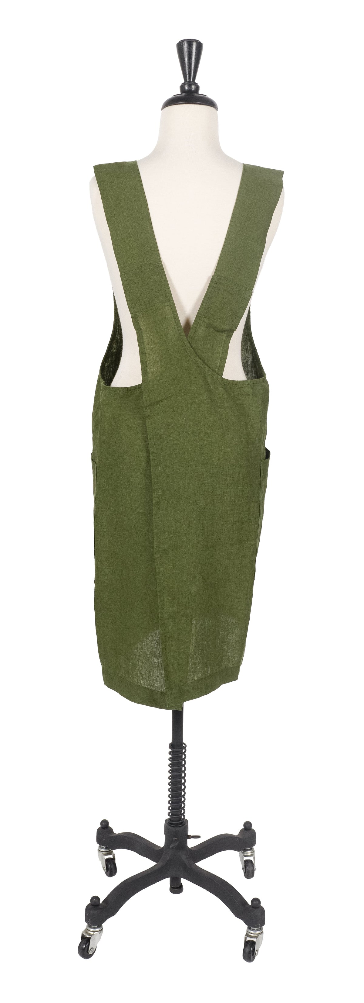 KAF Home Firenze 100% Stone Washed Linen  Cross Back Smock Apron