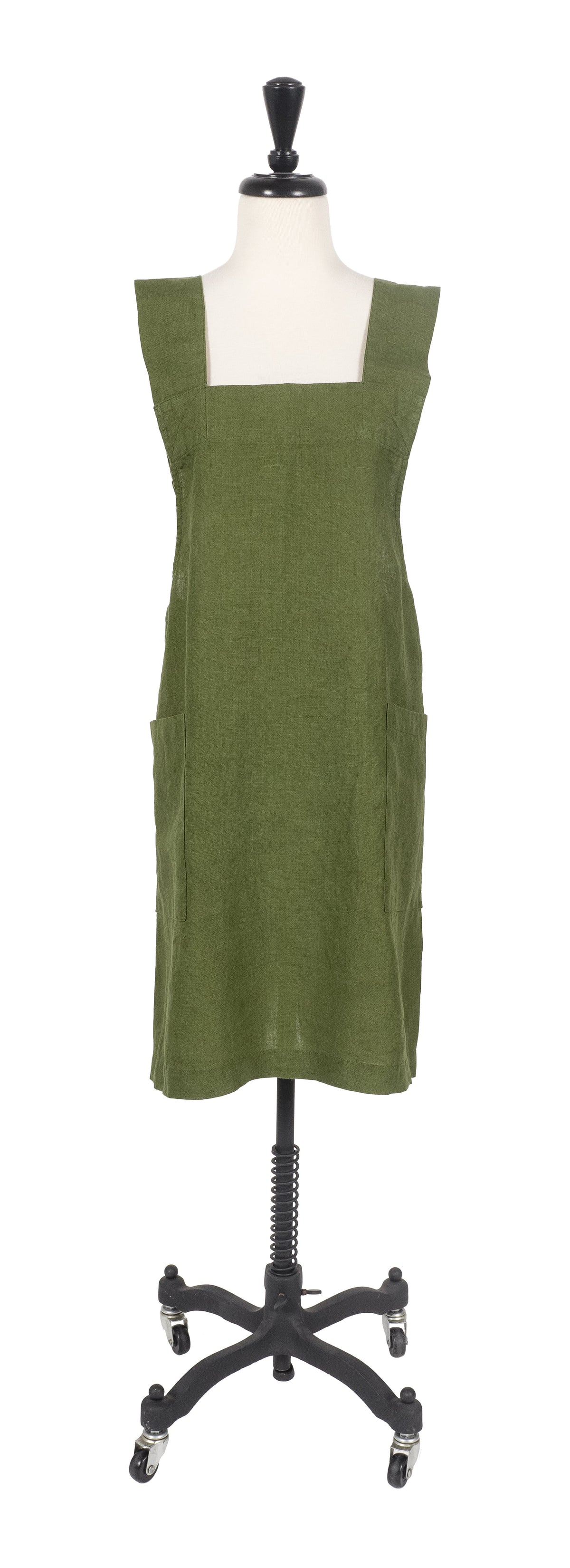 KAF Home Firenze 100% Stone Washed Linen  Cross Back Smock Apron