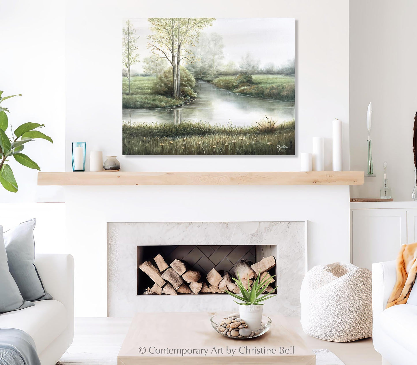 "Where Time Stands Still" ORIGINAL Coastal Landscape Oil Painting, 30x24"