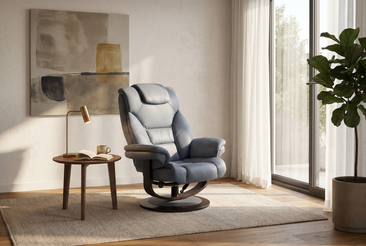 Oslo Euro Recliner w/ Ottoman
