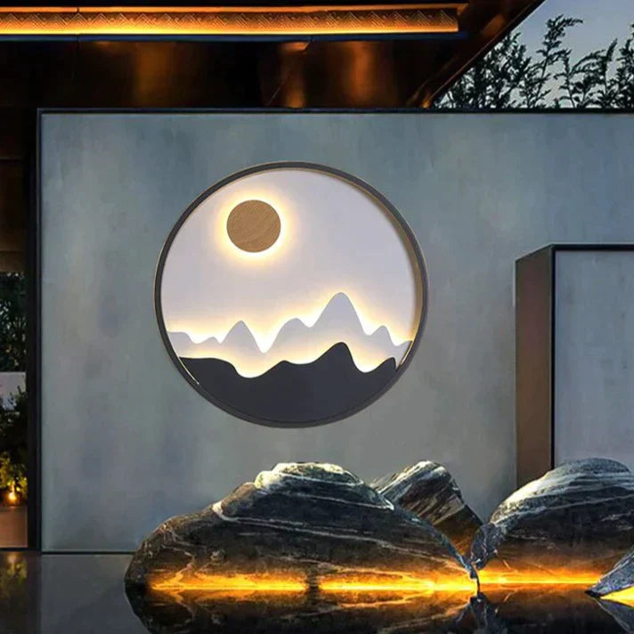 Éléonore's Dimmable Aluminum Wall Street Lamp - Modern Outdoor Lighting for Garden and Courtyard