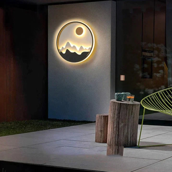 Éléonore's Dimmable Aluminum Wall Street Lamp - Modern Outdoor Lighting for Garden and Courtyard
