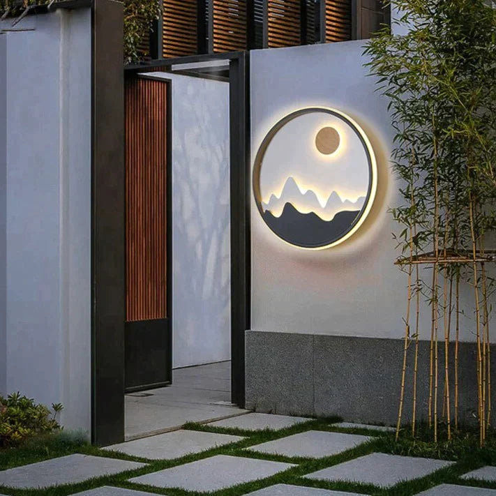 Éléonore's Dimmable Aluminum Wall Street Lamp - Modern Outdoor Lighting for Garden and Courtyard
