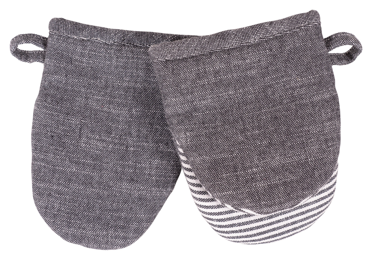 Strada Set of 2 Chambray Mini Mitts - 7"