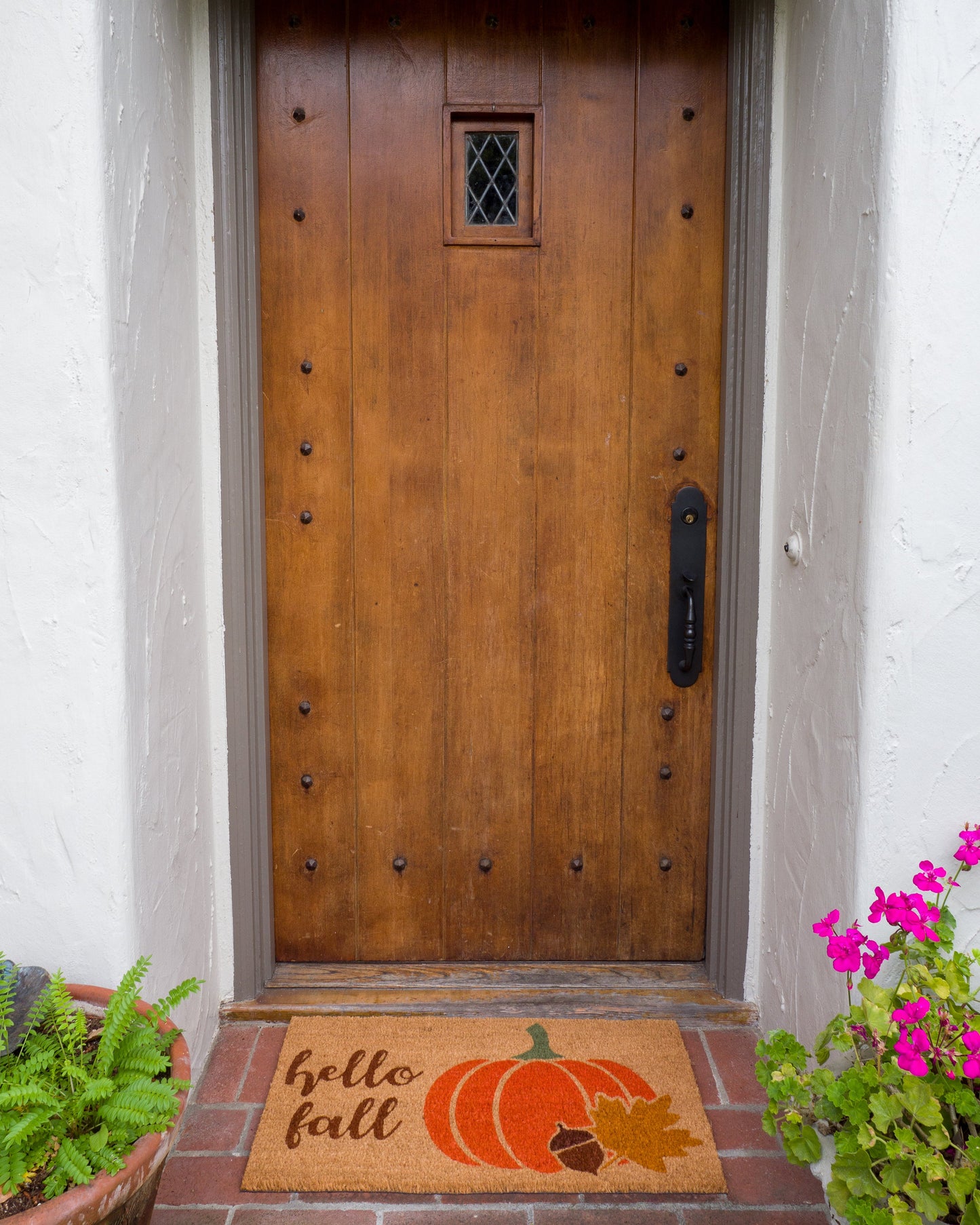 Hello Fall Coir Doormat