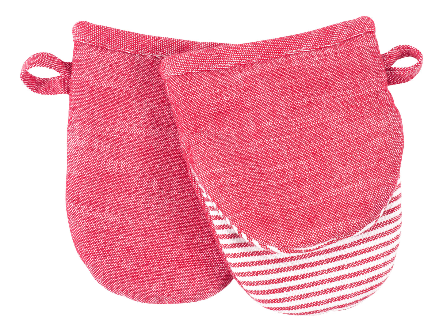 Strada Set of 2 Chambray Mini Mitts - 7"